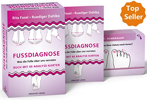 Fußdiagnose: Set mit Buch und Karten (Was die Füße über uns verraten, Fußanalyse)