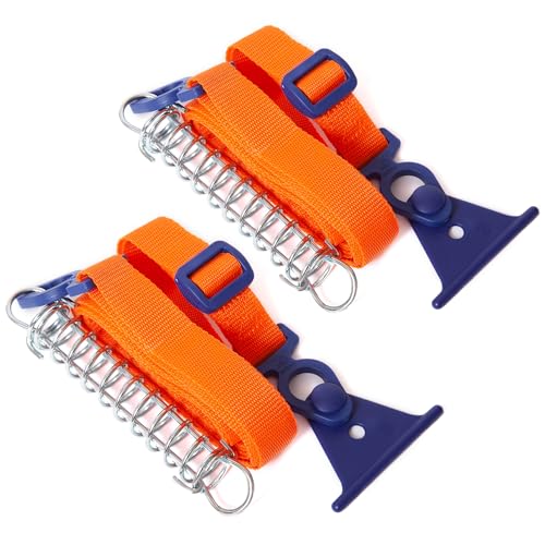 Peggy Peg – Markisenspanngurt 2er Set Tie Strap 2.0 inkl. Peggy-ABC Anleitung – Sturmband für Markisen, Vorzelte, Pavillons & Sonnensegel – Sturmsicherung Abspanngurt – Camping Zubehör Doppelset