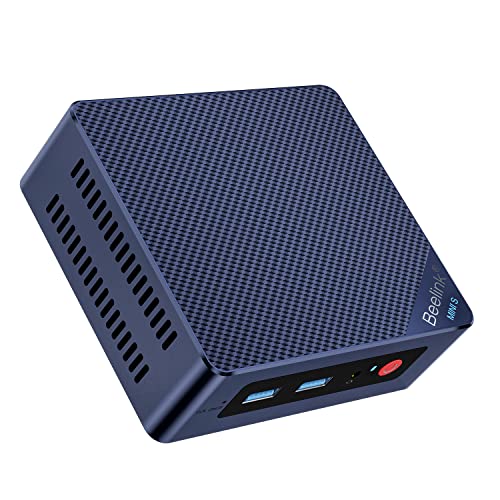 Beelink MINI-S12 Pro Mini PC, 12th Gen Intel Alder Lake-N100 Processor (up to 3.40GHz) Mini Computer, 16GB RAM 500GB SSD Business Mini Desktop PC, Dual HDMI/WiFi6/BT 5.2/RJ45/WOL