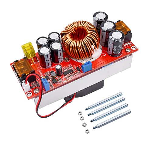 Aideepen 1800W 40A DC-DC Boost Converter, Aufwärtswandler Konstante Stromversorgungsmodul 10-60V bis 12V-90V