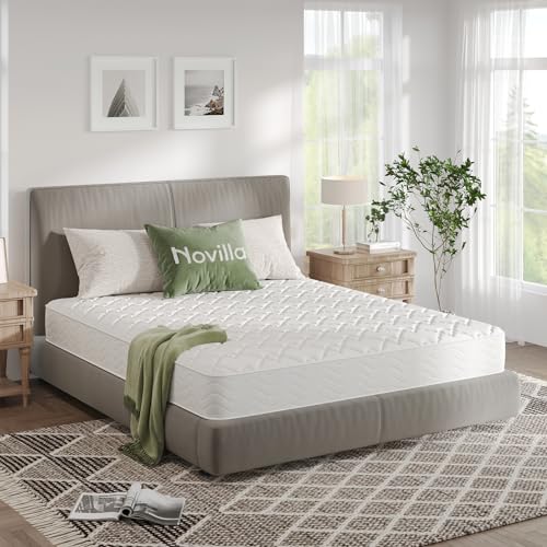 Novilla Taschenfederkernmatratze H3 90x200 7 Zonen Matratze mit Komfortschaum Öko-Tex CertiPUR US Federkernmatratze 20cm Mittel