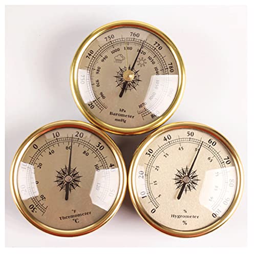 Barometer, Traditionelles Barometer, reines mechanisches Zifferblatt, Luftdruck-Wetterstation (Farbe: B) (Color : D)