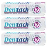 Denttach Zahnersatzkleber, thermoplastischer Zahnersatzkleber, Kissen und Reliner, komfortabler, sicherer Zahnersatzgriff für bis zu 7 Tage, nicht klebend, zinkfrei, langer Halt für Zahnersatz (3