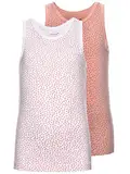 Name IT Baby-Mädchen NMFTANK TOP 2P NOOS Unterhemd, Mehrfarbig (Rose Tan), 92 (2er Pack)