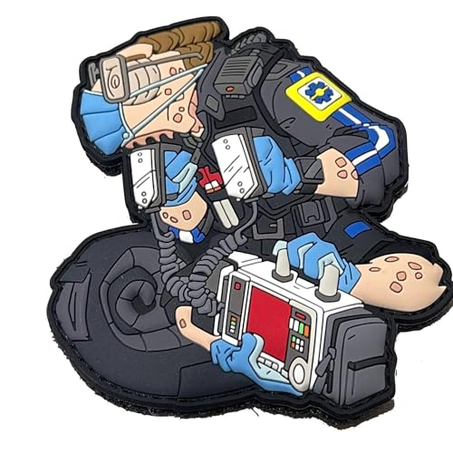 Patchlab #122 EMS Sanitäter Krankenhaus Sani First Responder Feuerwehr Morale Patch mit Hakenklett