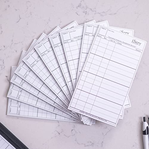 iserv bestellen Pads (10 Pack) für Server/Kellner – Made in USA-entworfen, um Kellnerinnen Profis, rotweinfarben organisiert