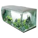 Fluval Flex Aquarium 123L, Süßwasser Aquarium, weiß