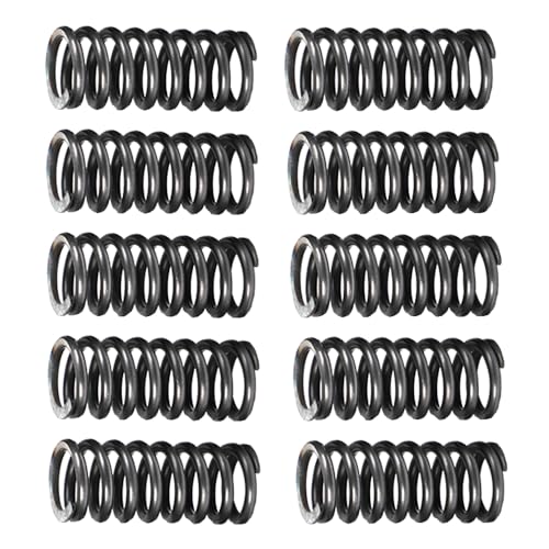 10 Stück 65Mn Federstahl Druckfeder 0.5x12x50mm(0.5mm Drahtdurchmesser x 12mm Außendurchmesser x 50mm Länge)