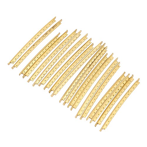 Gitarren-Bunddraht-Set, 20 Stück, 2,0 mm, Messing-Bunddraht-Set, Ersatzteile für Volks-Holzgitarren