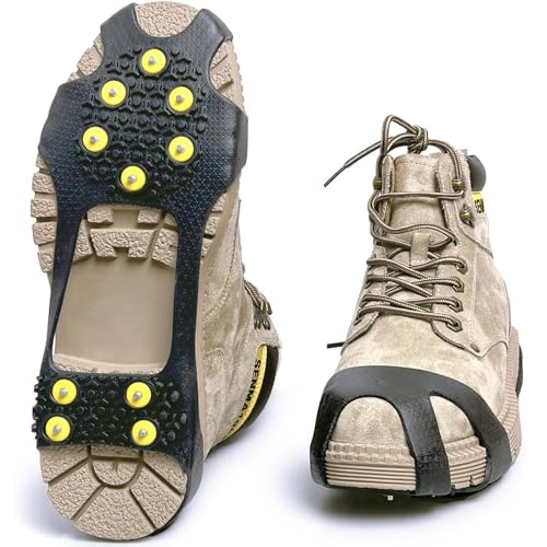 Antirutsch Schuhspikes Schuhkrallen Steigeisen Schuhe grödel grödeln Wander steigeisen Spikes Herrenschuhe Joggen Winter Damen Herren