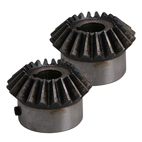 CNBTR 1,2 cm Lochdurchmesser, 2 Module, 20 Zähne, Kegelzahnrad, 2 Stück