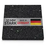 25 Stück 10 mm 90 x 90 mm Terrassenpad, Terrassenpads aus Gummi – Unterlagepads für die Unterkonstruktion ihrer Terrassen Balkon oder Gartenhütte