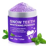 Aufhellendes Zahnpulver 35g - Tiefenreinigung & Zahnaufhellung mit PAP+/Hydroxyapatit, Teeth Whitening Powder – Peroxidfreies Bleaching für empfindliche Zähne, Entfernt Kaffee/Tee/Raucher-Flecken