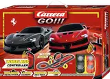 Carrera - 20062578 - Carrera GO!!! Ferrari Supercar Power (Wireless) Rennbahn-Set I Rennbahn mit lizensierten Slotcars | bis zu 2 Spieler | Für Kinder ab 6 Jahren & Erwachsene