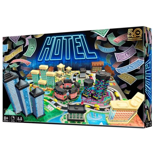 OOBA Ltd. - Hotel - Strategisches Brettspiel - Familienspiel ab 8 Jahren für 2-4 Spieler - Brettspiel für Familien - 40 Minuten - Spanisch
