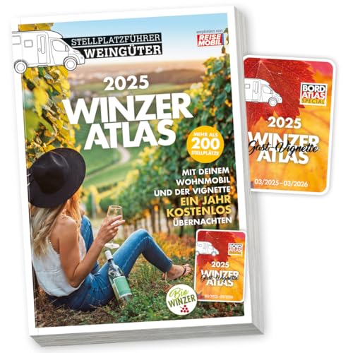 WINZERATLAS 2025: Stellplatzführer Weingüter