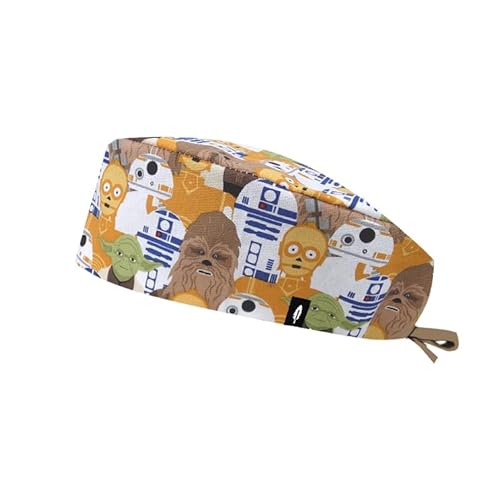 ROBIN HAT – Modell: CHEWBACCA & FRIENDS - Kurzes Haar - ROBIN HAT OP-Kappe - Verstellbar - 100% Baumwolle (Autoklav)