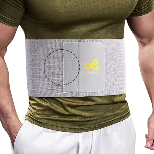 NabelbruchBandage.6.8"Nabelhernie Gürtel Herren / Damen - Bauchgurtel für Hernie: Nabel, Inzisional, Epigastric, ventral. Leistenbruch Gürtel (Nabelbruch). Hernie Bauchweggürtel für Frauen/Männer-XL