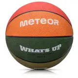 meteor Whats UP Kinder Basketball Größe #1#3#4#5#6#7 ideal auf die Jugend Kinderhände von 4-8 Jährigen abgestimmt idealer Basketball für Ausbildung weicher Mini Basketball