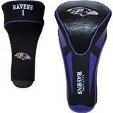 TEAM GOLF NFL Baltimore Ravens Single Apex Driver Head Cover Golf Club Single Apex Driver Headcover, Fits All Oversized Clubs, Truly Sleek Design