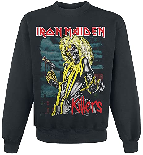 Iron Maiden Killers Green Clouds Männer Sweatshirt schwarz XXL