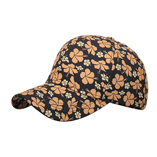 Mützen Kinder Pinguin Mode Frauen Männer Sport Blumen Drucke Atmungsaktive Strand Baseball Cap Hip Hop Hut Sonnenhut (Yellow, One Size)