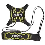 FOCCTS 1Stück StarKick Trainer Fußball Kick Trainer Gummiband für Fußballtraining Fußball Kick Trainer Solo Fußball Trainer mit Neopren Gürtel für Kinder