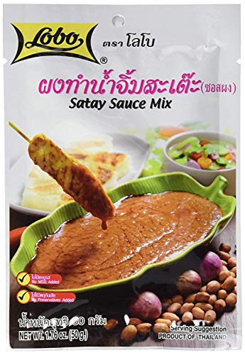 LOBO Saté Saucenmischung 50g Satay Sauce Mix [Sateé Sauce Mix]