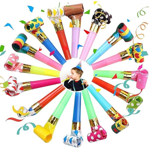 20 Stück Tröten Kindergeburtstag, Tröte Fasching, Partytröten Kinder, Tröten Party, Krachmacher, Tröten Für Kinderspielzeug, Für Geburtstagsfeier, Kinder Party, Bankett, Graduierung