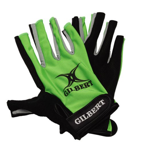 Gilbert Synergie Rugby Handschuh, schwarz/grün