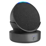 PlusAcc Akku für POP - Tragbare Akkustation，Batterie für Wohnzimmer Küche Schlafzimmer Outdoor für Google Nest POP (Ohne Lautsprecher) (Schwarz)