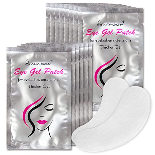 Lunamoon Augenpads für Wimpernverlängerung Wimpern Pads Färben Wimpernlifting Eye Gel Patch for Eyelash Extensions 50Paar(Mädchen)