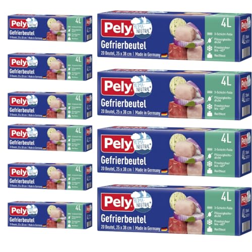 Pely Gefrierbeutel 4 Liter 20 St. x 10 STÜCK
