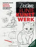 Einfach Zeichnen lernen – Schritt-für-Schritt Zeichenbuch mit coolen Motiven: Klare Linien & einfache Schraffuren für schöne Bleistiftzeichnungen – schnell umsetzbar, ohne Vorkenntnisse.