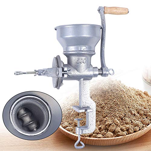 Manuelle Getreidemühle, Manuelle Getreidemühle Manuelle Lebensmittel Mühle, Mais Weizen Getreide Kaffee Nuss Mühle Brecher, Manuelle Kaffeemühle Mehl Schleifmaschine mit Bolt Knob Handkaffeemühle