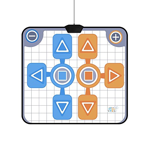 NBNBN Double Person Dance Mat Dance Pad Rutschfeste Tanzdecke für Nintendo Wii Konsole Spiel
