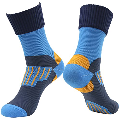 RANDY SUN 100% wasserdichte atmungsaktive Socken, [SGS zertifiziert] Unisex Sport Klettern Skifahren Trekking Wandern Socken 1 Paar