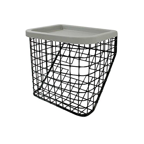 1x Behrend Gehrad-Tablett, Korbabdeckung, Gehhilfe-Tablett, für Delta-Gehrad, grau, 29x25 cm