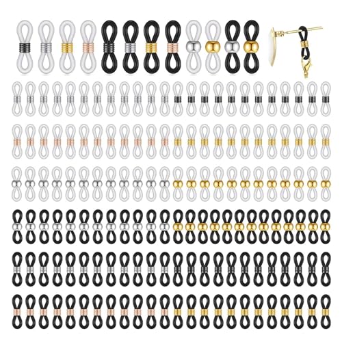 Goiern® 48 Pieces Silicone Glasses Chain Ends Connector Glasses Brillenband - brillenkette für Damen - Hochwertige Brillenbänder für Outdoor-Aktivitäten