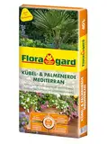 Floragard Kübelpflanzenerde mediterran 40 L - Spezialerde für große Kübel, Zitruspflanzen, Oleander, Oliven - auch für Dachgärten