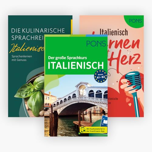 Das große Set zum Italienisch lernen + 1 exklusives Postkartenset