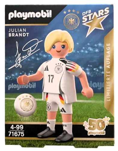 PLAYMOBIL DFB Stars Spielerfiguren zur Auswahl - Limitierte Auflage zur EM 2024 (71675 - Julian Brandt)