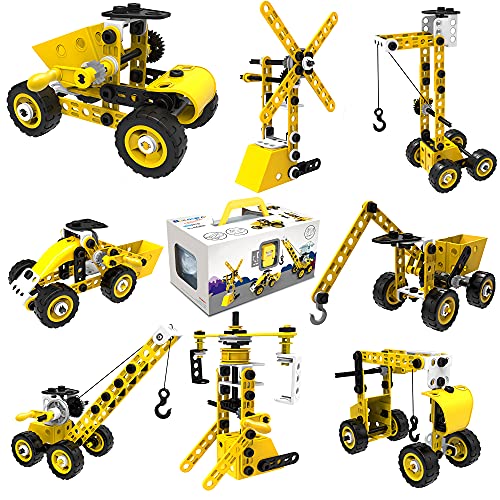 AIVIAI Konstruktionsspielzeug Spielzeug für Kinder ab 5 6 7 8 9 + Jahren, 100 Stück DIY STEM Bausteine Lernspielzeug Set, kreatives pädagogisches Bauspielzeug für Jungen & Mädchen Geschenk