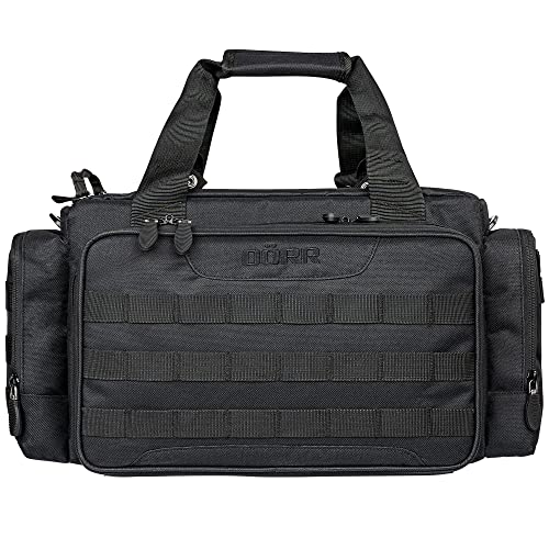 DÖRR Waffentasche Protac - Multifunktionale Einsatztasche - perfekt für Outdoor-Aktivitäten: Angeln - Bushcrafting - Schießport - Jagen (Polyester schwarz)