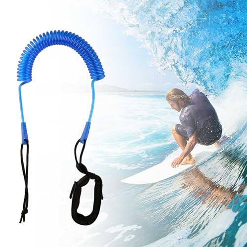 BUDPSI Surfbrett-Fußseil Sup Gurt, Paddelleine Leash Sup, Surfbrett-Zehenseil, Selbstklebend, Abschleppseil, Wakeboard-Bungee-Seil