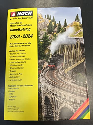 NOCH® Katalog 2023/2024 Deutsch, Modellbau Katalog für Modellbahn-Fans, 436 Seiten