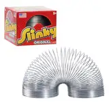 Das Original Slinky Schraubenfeder-Spielzeug, 7 cm Durchmesser, Metall-Slinky, Antistress-Spielzeug, Kinderspielzeug ab 5 Jahren von Just Play