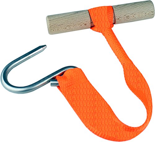 EUROHUNT Wildbergehilfe XL, Orange, Handwildberghilfe für Transport und Bergung von Einer Vielzahl an Wild, bis zu Einer Körpergröße von ca. 200 cm