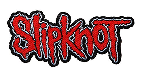 Slipknot Cut Out Logo Aufnäher Patch Gewebt & Lizenziert !!