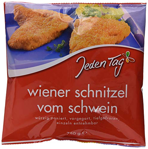 Jeden Tag Wiener Schnitzel vom Schwein, 750 g (Tiefgefroren)